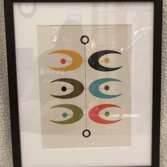 CLOSET CLEAR OUT! Offers welcome! Mid-Century Modern Framed Print - Picture 2 of 6